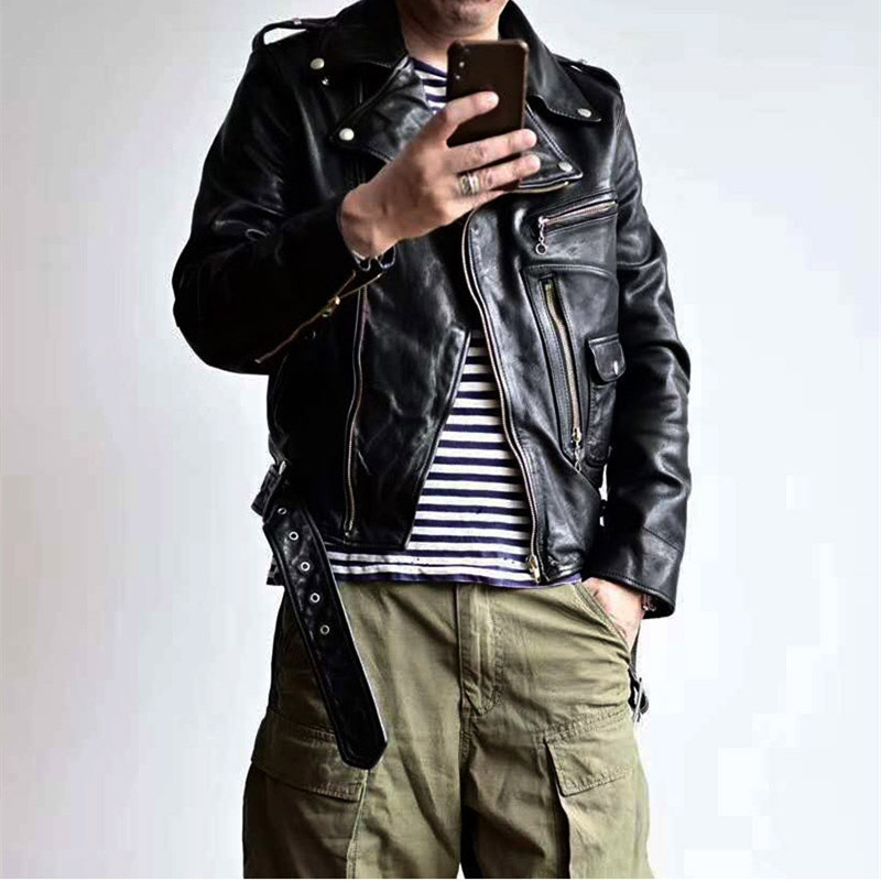 Men's Horse Leather Motorcycle Riding Motorcycle Clothing CJdropshipping