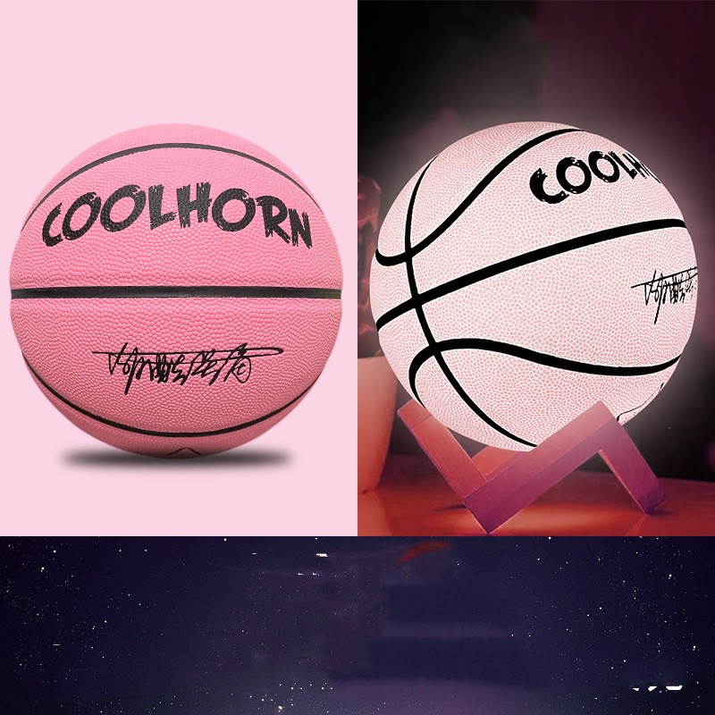 Luminous Luminous Basketball PU Soft Leather Outdoor Wear-resistant And Non-slip - Picture 9 of 11