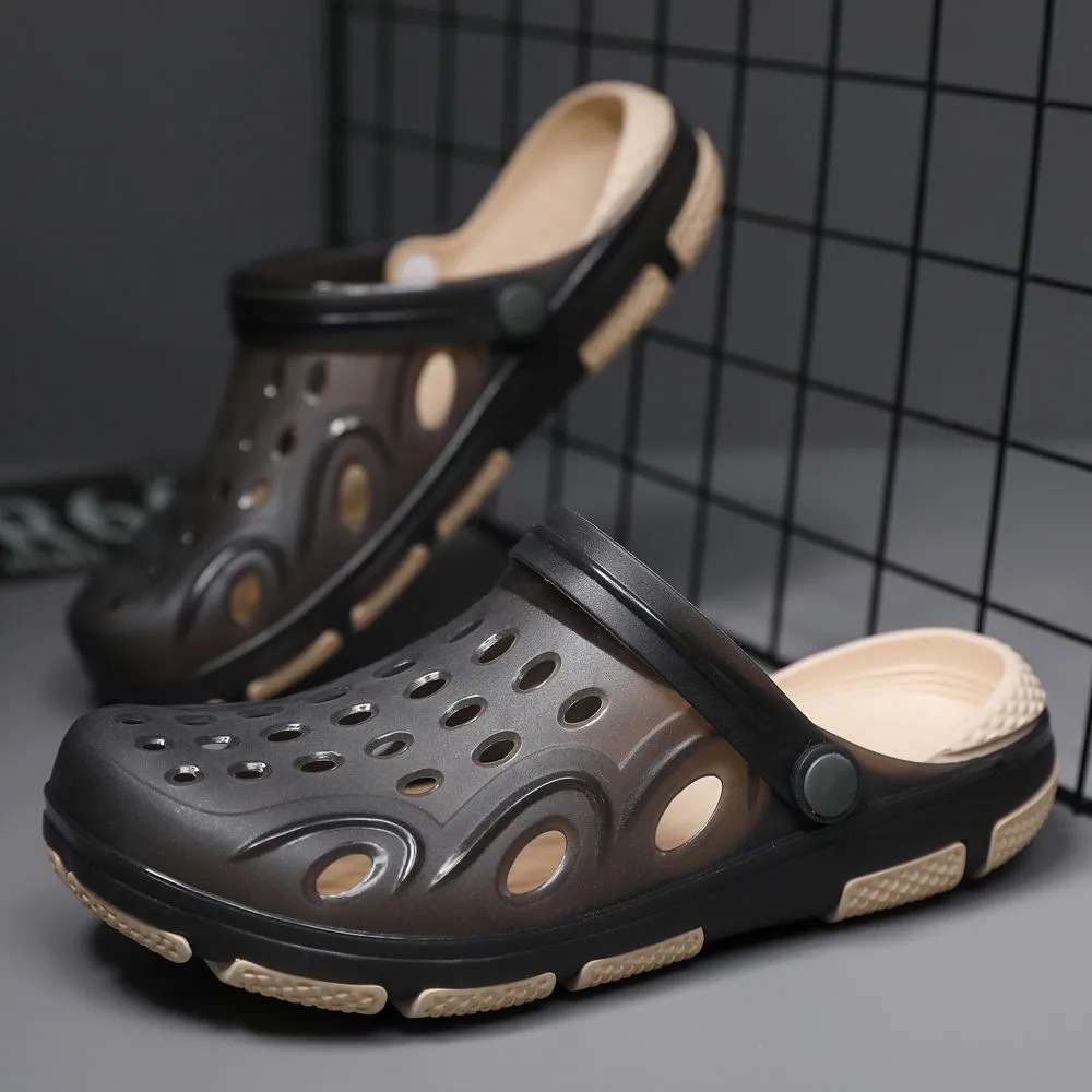 Baotou Sandals Outdoor Wear Half Drag Beach Shoes Men - CJdropshipping