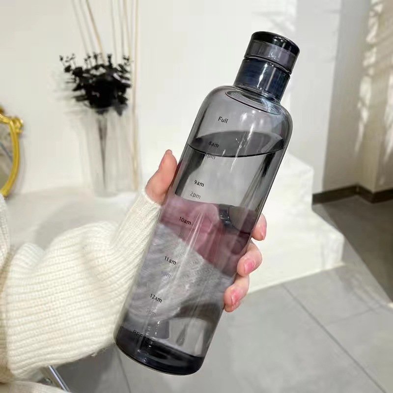 Zurich soot glass water bottle