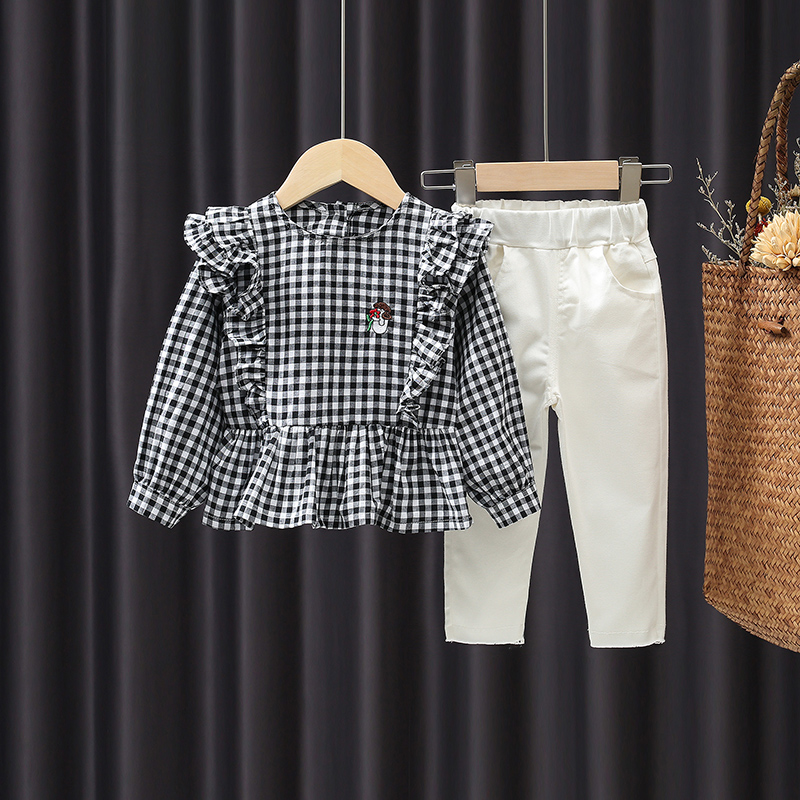 Oneyearold Baby Girl Autumn Clothes Foreign Style Korean Baby Clothes CJdropshipping