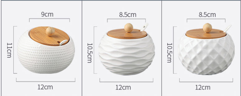 Stylish Ceramic Seasoning Jars | Kitchenile