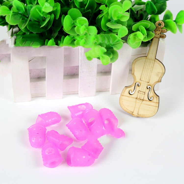 Guitar silicone finger protector
