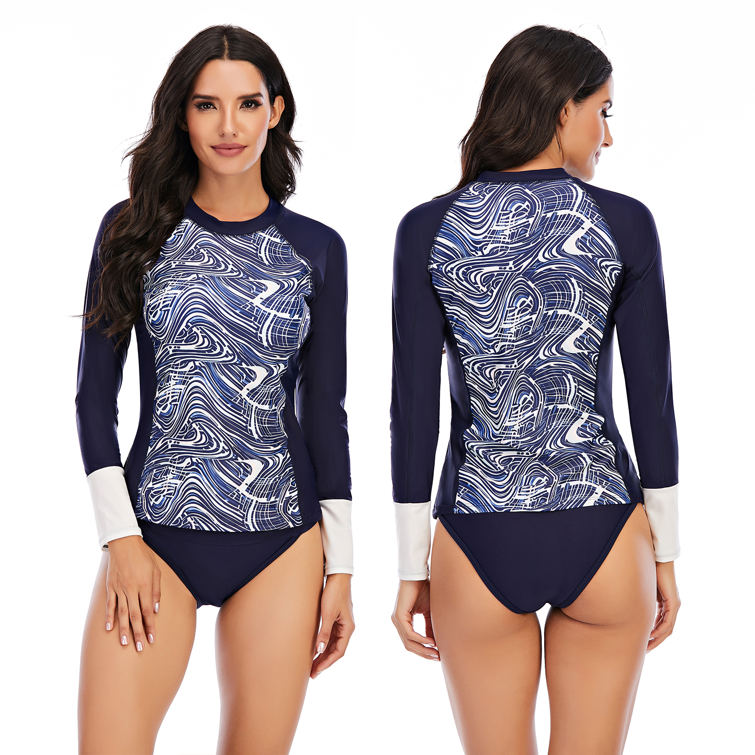 Casual Split Long-sleeved Surfing Suit