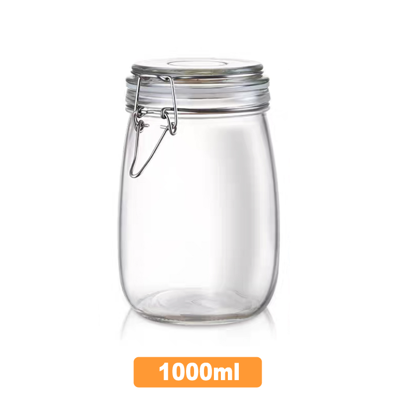 Glass jars in 1000ml