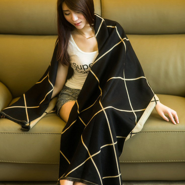 eb51e8eb 1ac4 4913 9f09 aab946a861d5 - Cashmere double-sided scarf room thickened long shawl