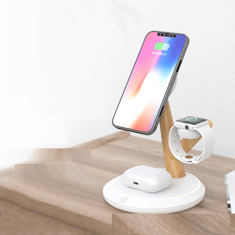 Magnetic Wireless Charger 4 In 1 Stand For Phone Apple Watch - 28 - Smart and Cool Stuff
