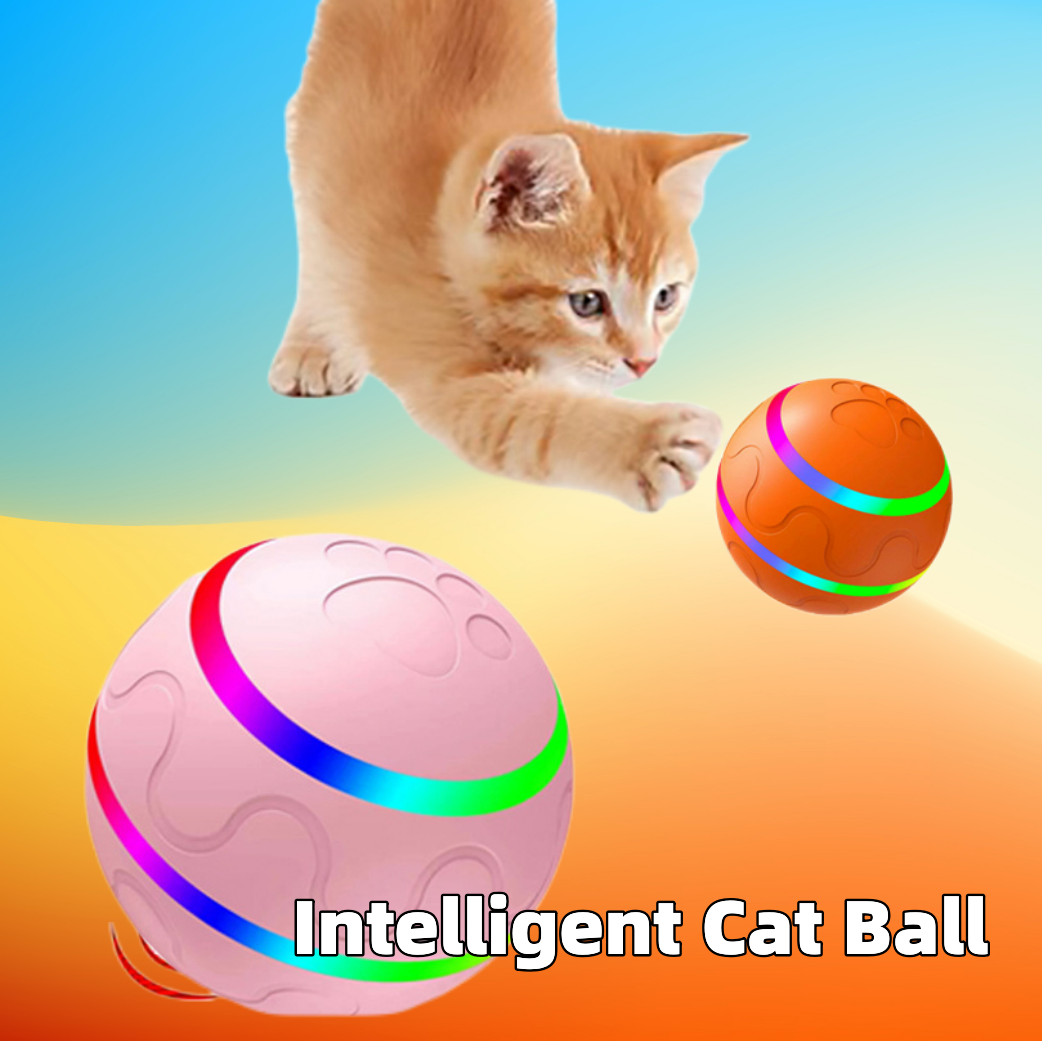 Pet New Cat Wicked Ball Toy Intelligent Ball USB Cat Toys Self Rotating