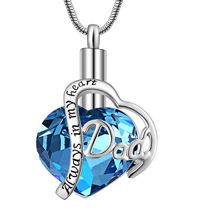 Crystal Necklace Commemorates Loved Ones Jewelry Ashes CJdropshipping