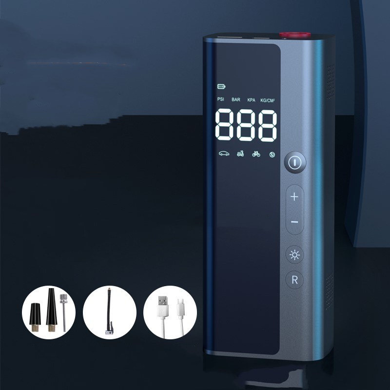 Portable car Air Compressor Electric Wireless Digital Display 8000mAh