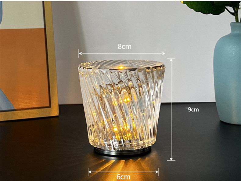 Wireless Chargeable Crystal Lamp