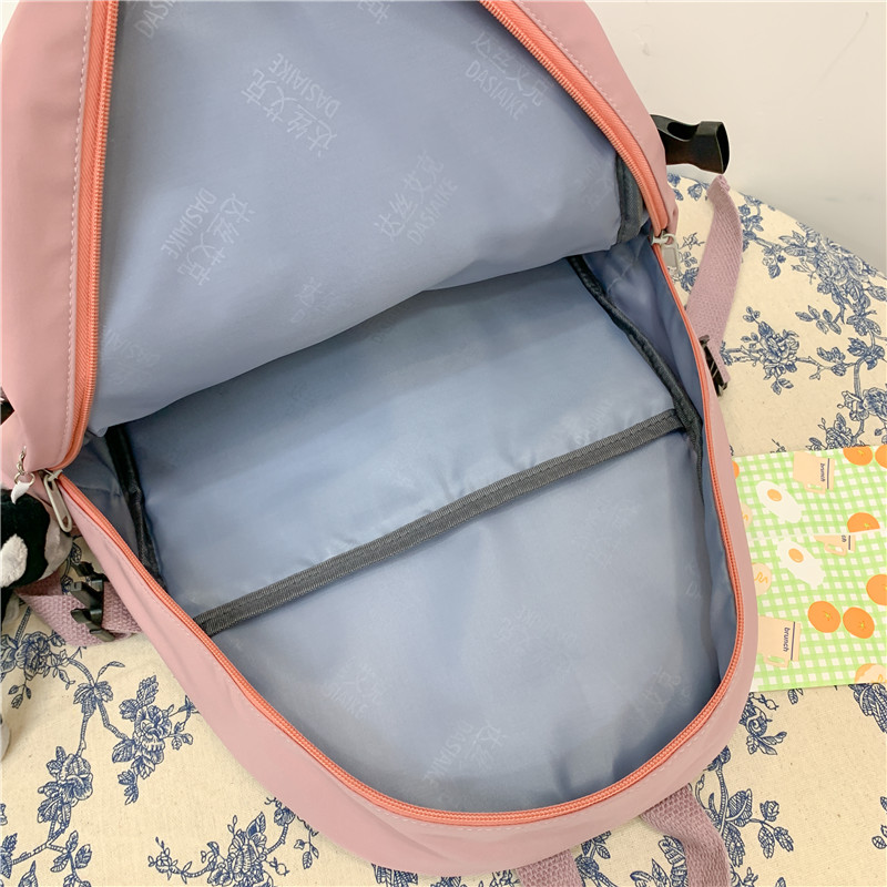 Solid color print flap bear backpack shopper-ever.myshopify.com