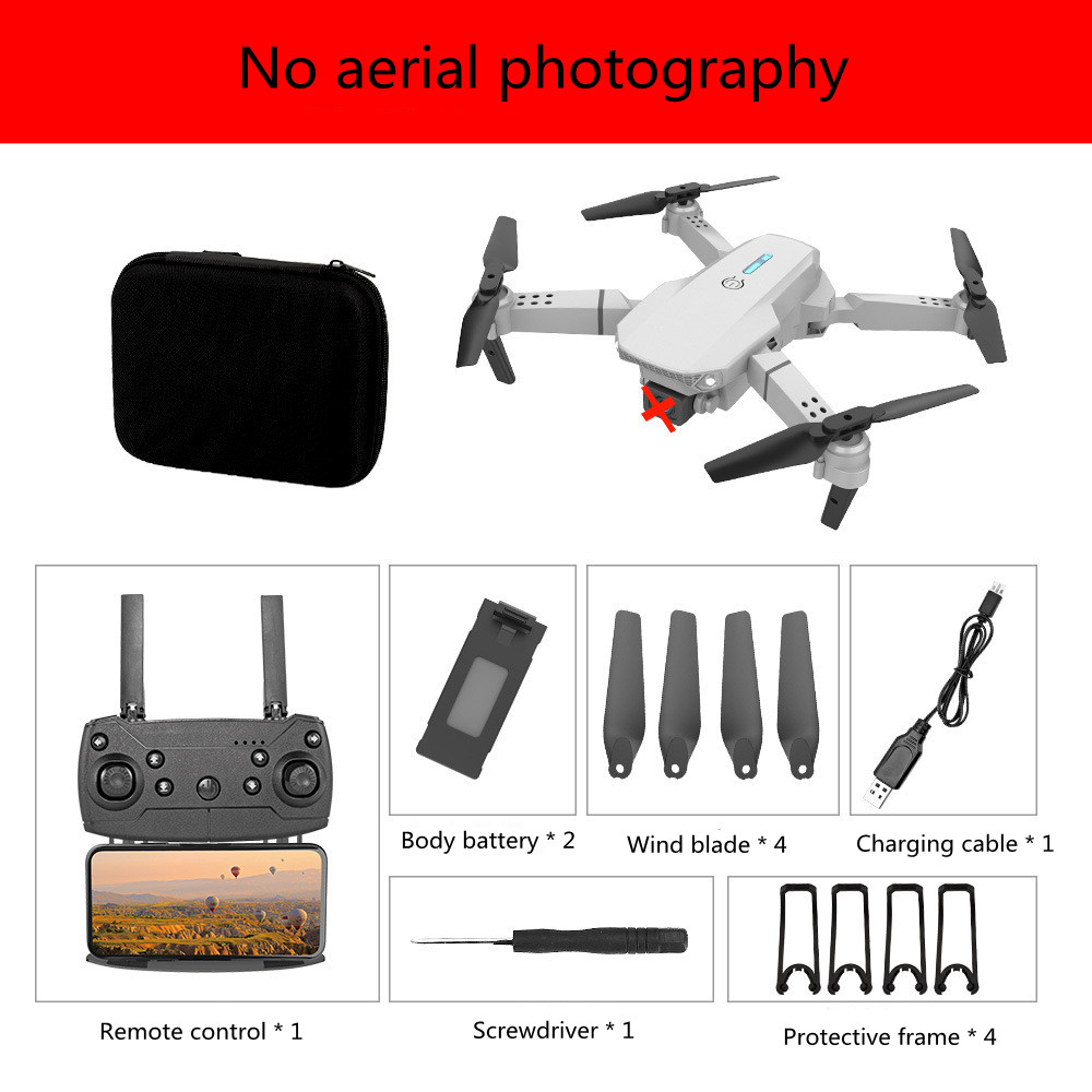 E88 Drone Aerial Photography Of High-definition Folding Four Axis Aircraft - Picture 16 of 20