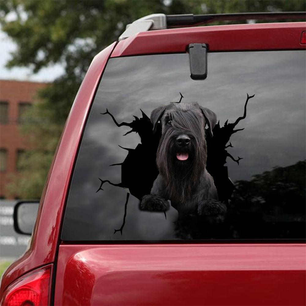 f193d639 5da5 4711 8299 3d547632736d - Animal Wall Stickers All Kinds Of Puppy Creative Hole Car Window Electrostatic
