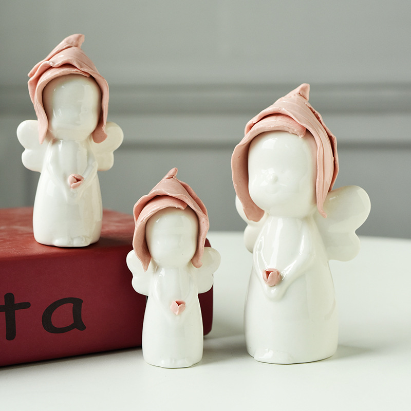 Figurines d'Ange Blanches