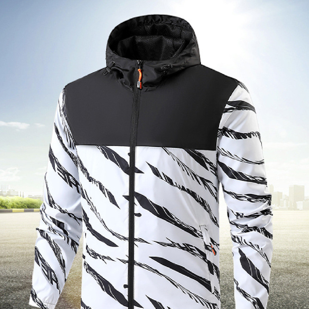 Color Matching Couple Plus Size Outdoor Men's Coat Trench CJdropshipping