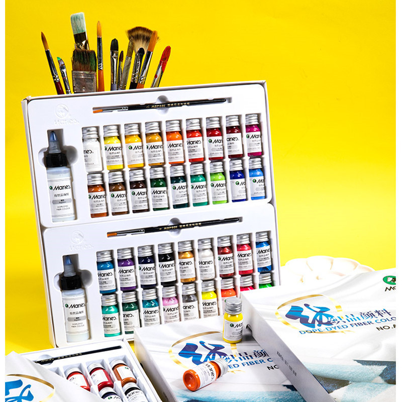 DopeDyed Fiber Permanent Fabric Paint Set CJdropshipping