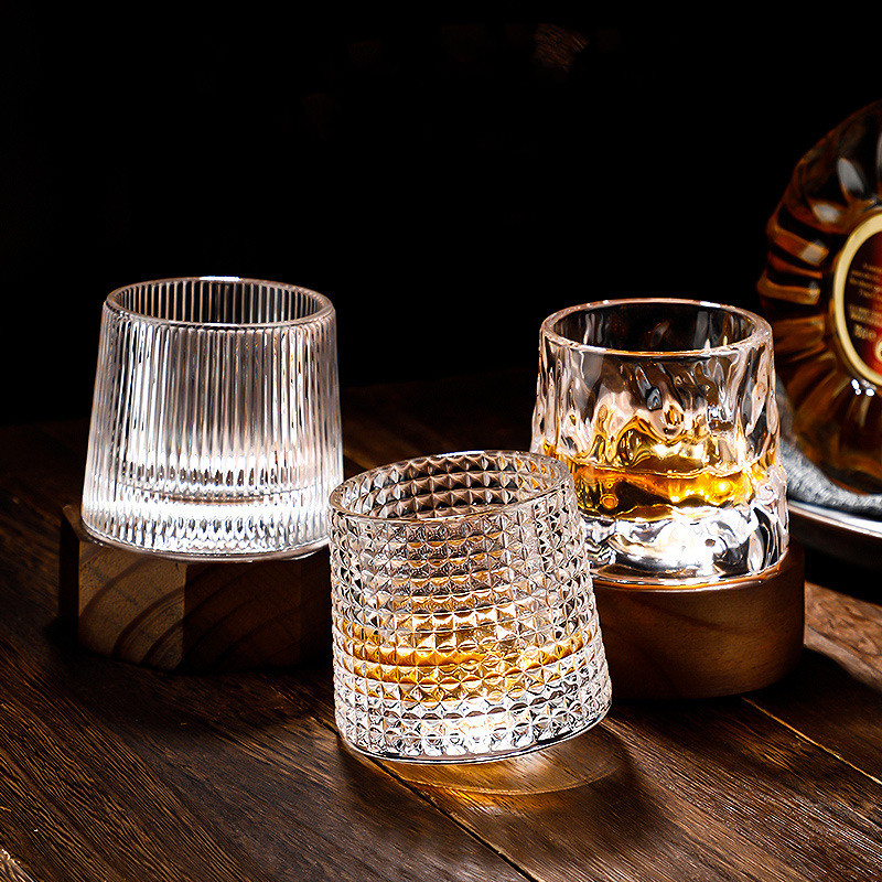 French crystal whisky glass