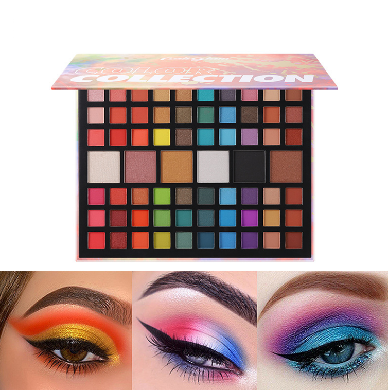 66 Color Eyeshadow Palette Professional