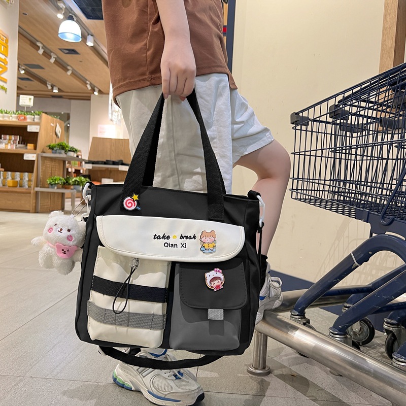 Large Capacity Messenger Bag For Carrying Books CJdropshipping