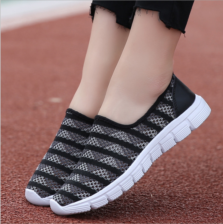 Summer women shoes women Breathable Mesh sneakers shoes ballet flats ladies slip on flats loafers shoes