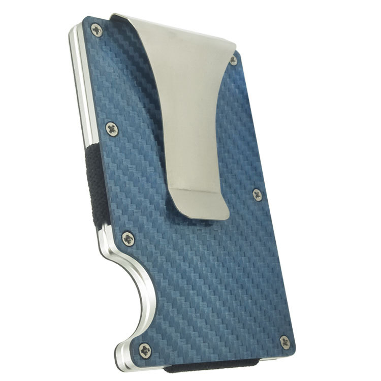 Carbon Fiber Card Holder Rfid Metal Wallet - Cjdropshipping