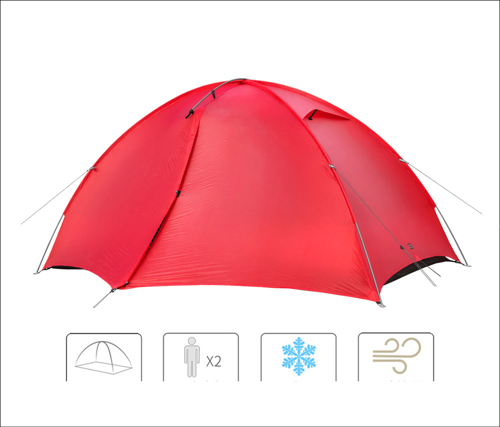 This Silicon Coated Windproof Rainproof Ultralight Tent offers the highest waterproof rating available and uses advanced silicon coating technology to ensure protection against the harshest weather conditions. The ultralight design and compact shape make it easy to transport and perfect for any outdoor adventure.