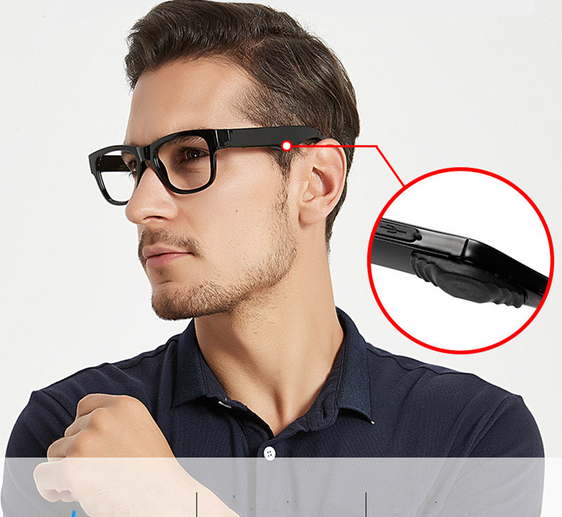 Bone Conduction Bluetooth Headset Glasses Smart Touch Outdoor Riding