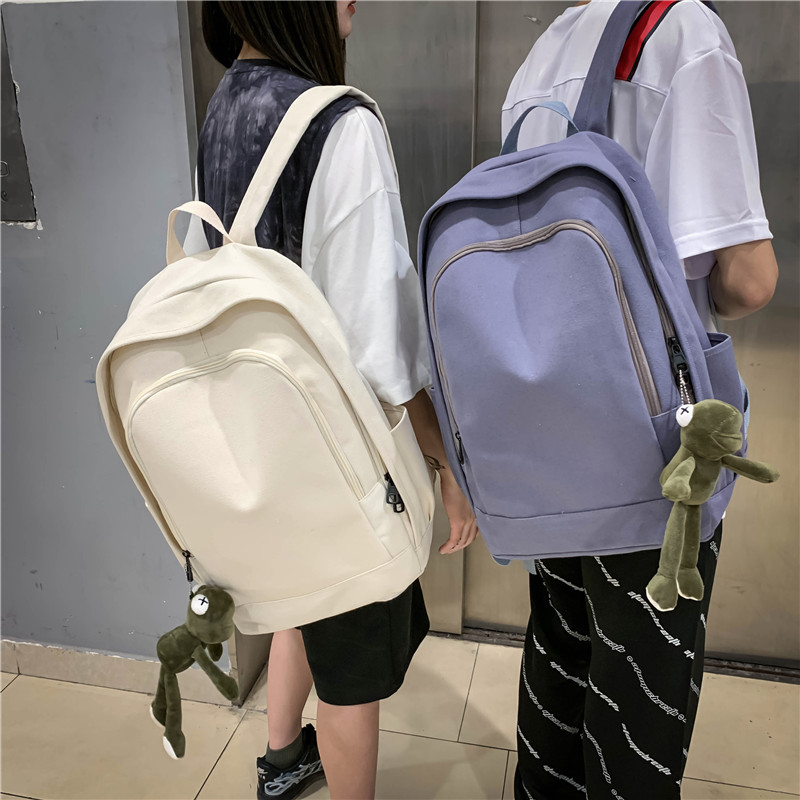 f85dca25 24fa 49a8 9d26 f937a9f300e4 - Men And Women Through The Use Of Solid Color Canvas Environmentally Friendly Hanging Backpack