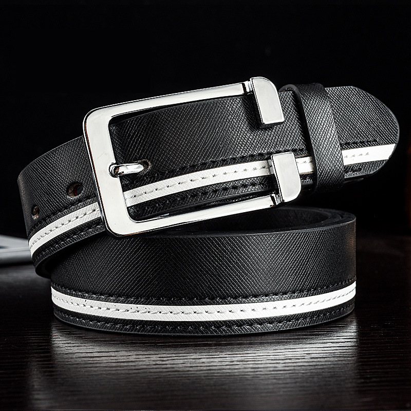 Ceinture Cuir Homme Blanc