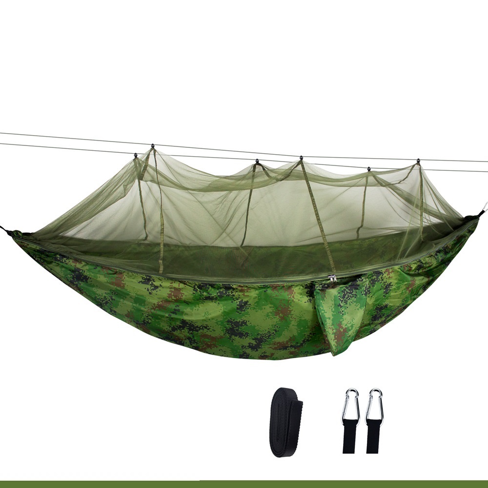 Mosquito-Proof Double Hammock with Densified Mesh