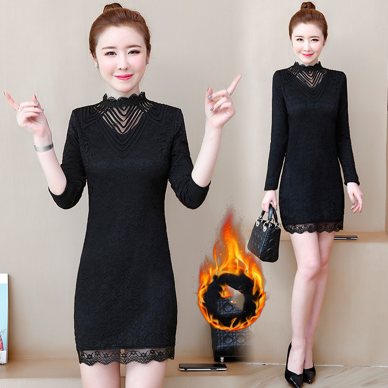 fb04425b c341 486c b6f7 5926c1394c71 Lace Blouse Thickened With Half High Collar