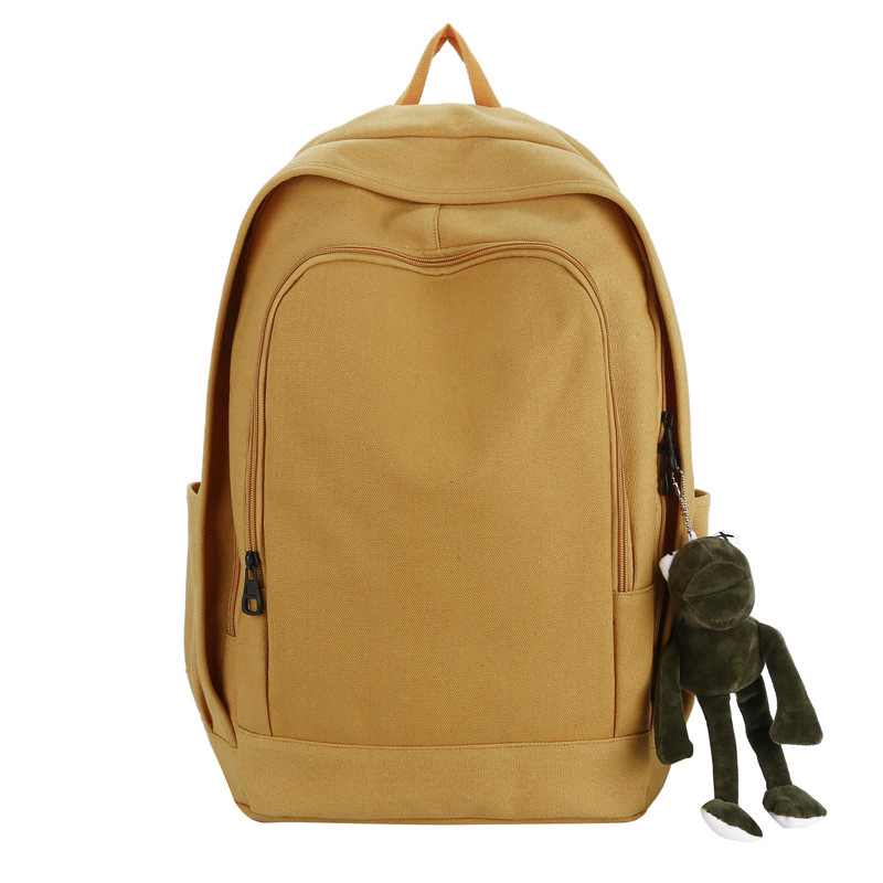 fb0a7769 4e92 49d6 a166 f78ed7e7c7ee - Men And Women Through The Use Of Solid Color Canvas Environmentally Friendly Hanging Backpack
