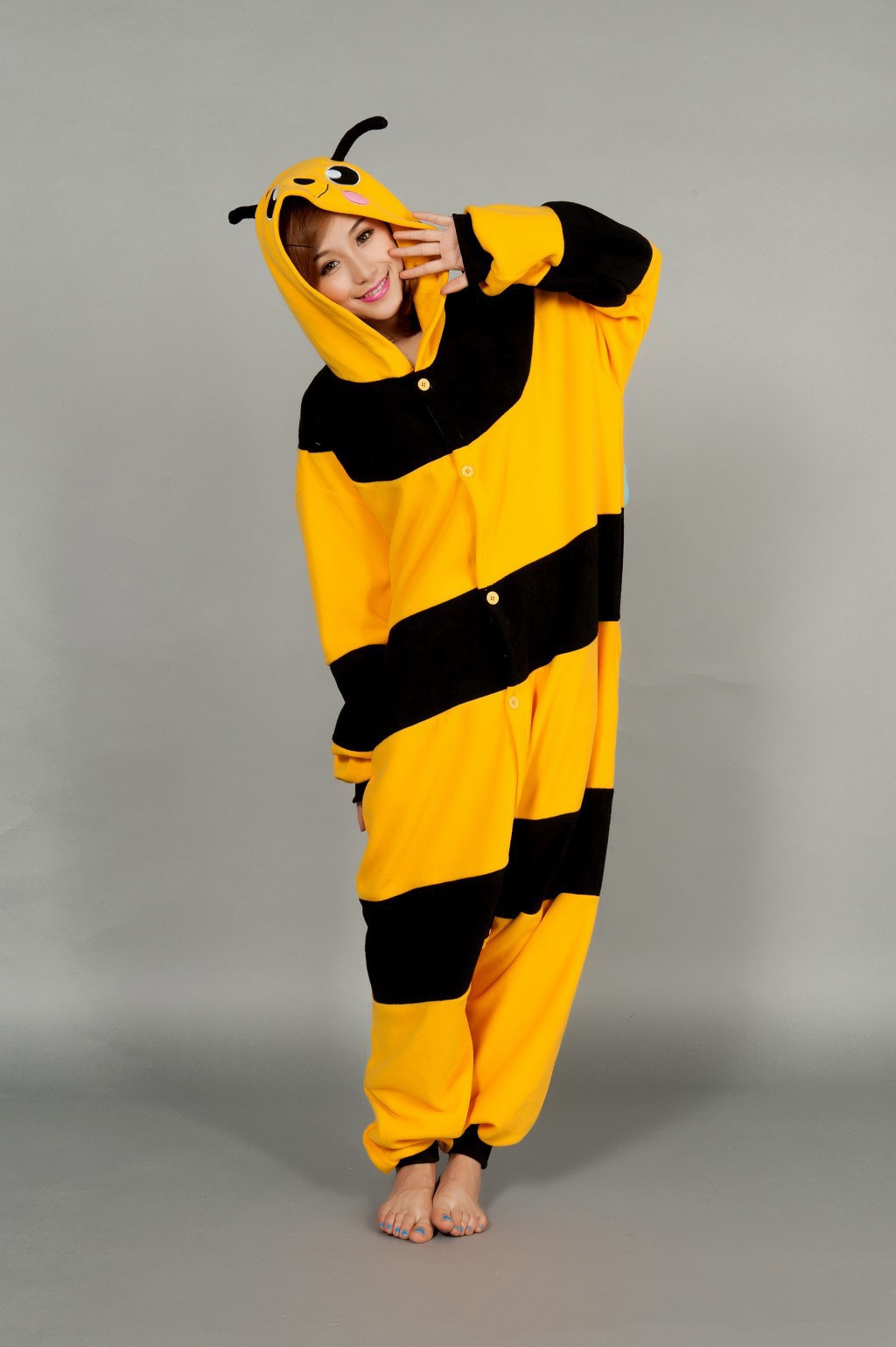 Honeybee Kigurumi Animal Onesie auggust-store.myshopify.com Pajama Sets Auggust Store