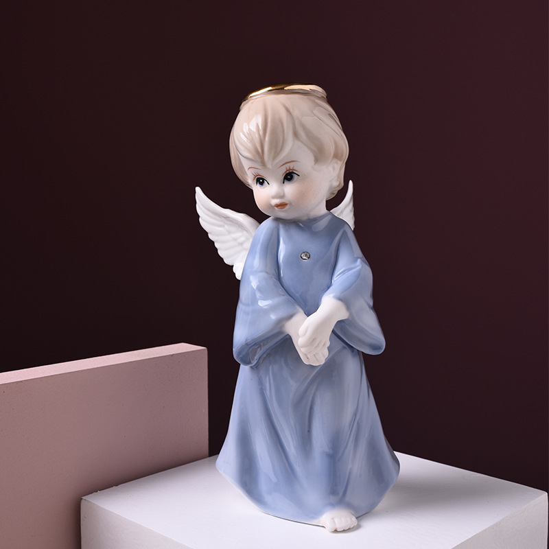 Figurine Ange Bleu