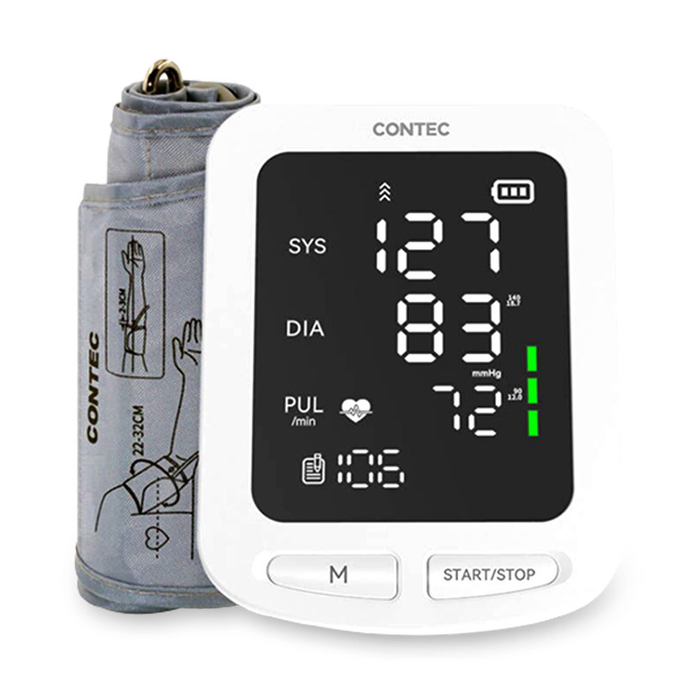 CONTEC08E LED Screen Electronic Sphygmomanometer Adult BP Cuff Monitor Blood - Picture 6 of 6