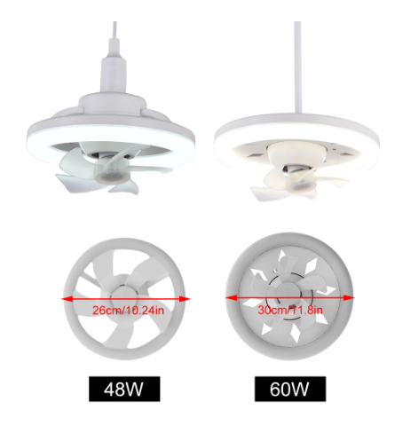 Experience Refreshing Airflow with 360° Swinging Fan Blades