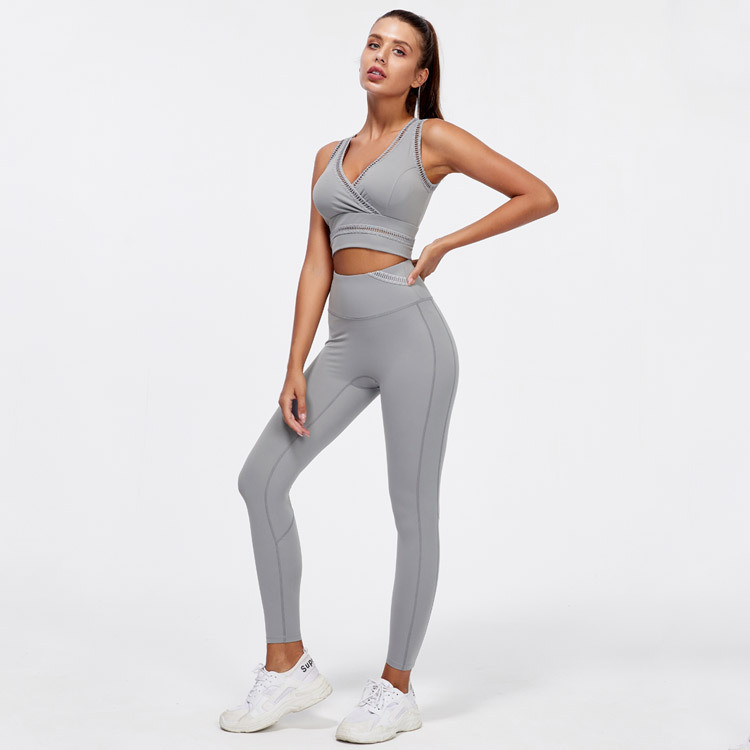 Highelastic Fitness Leggings Running Fitness Suit CJdropshipping