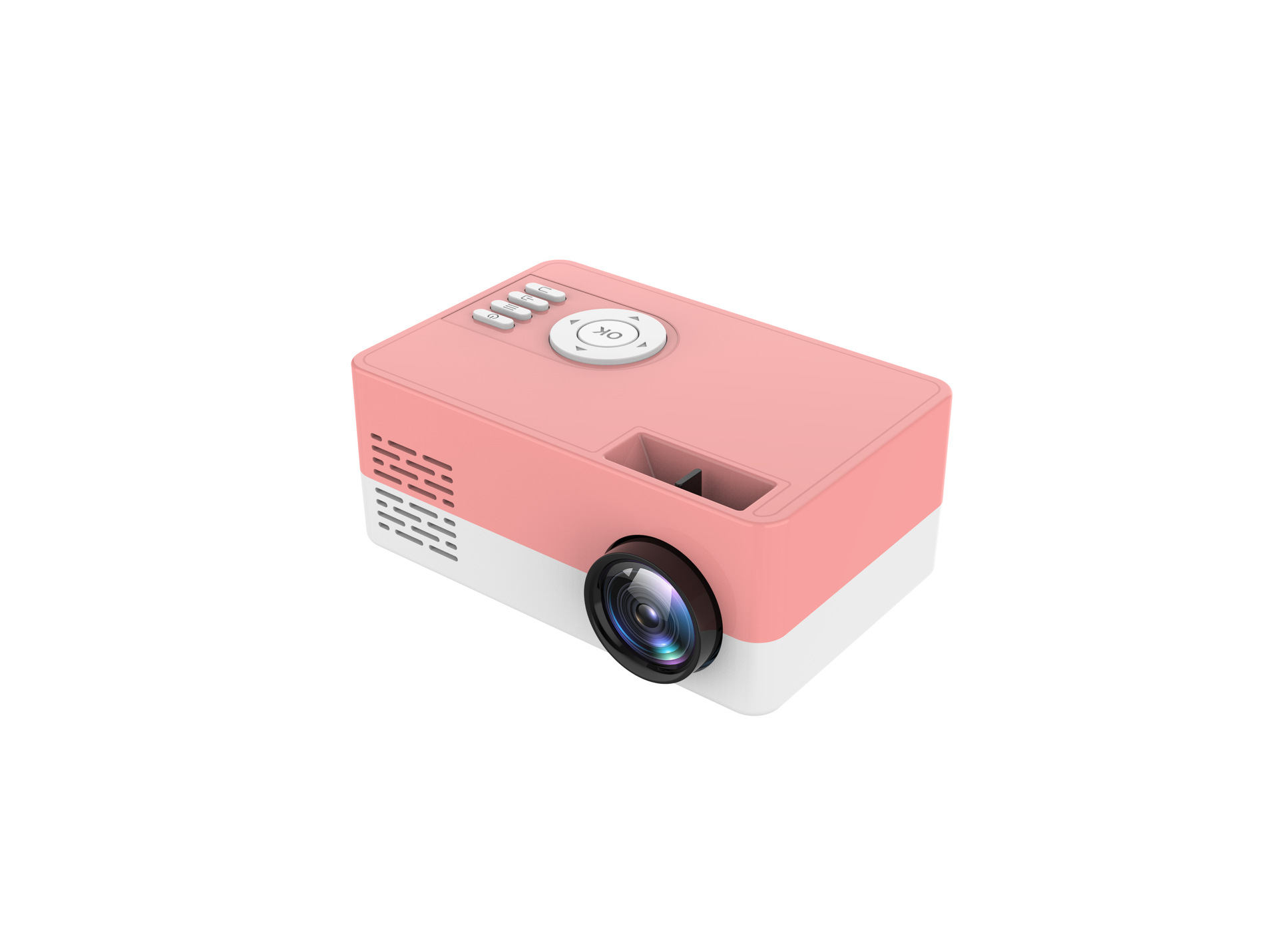Buy smart portable 1080P video HD mini LED projector - Pink