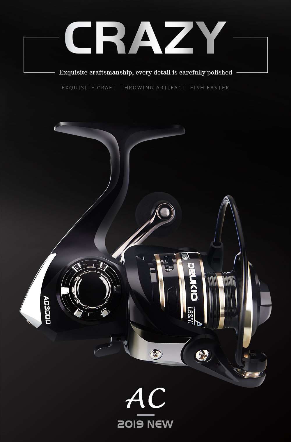 Fishing Wheel Metal Fishing Reel Bait Telescopic Fishing Rod Wheel – Fox  Trail Family