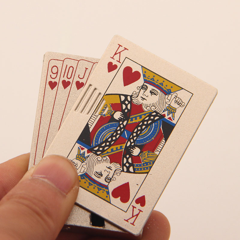 Kartenspiel Feuerzeug, Poker Feuerzeug, Ace Feuerzeug, König Feuerzeug -  .de