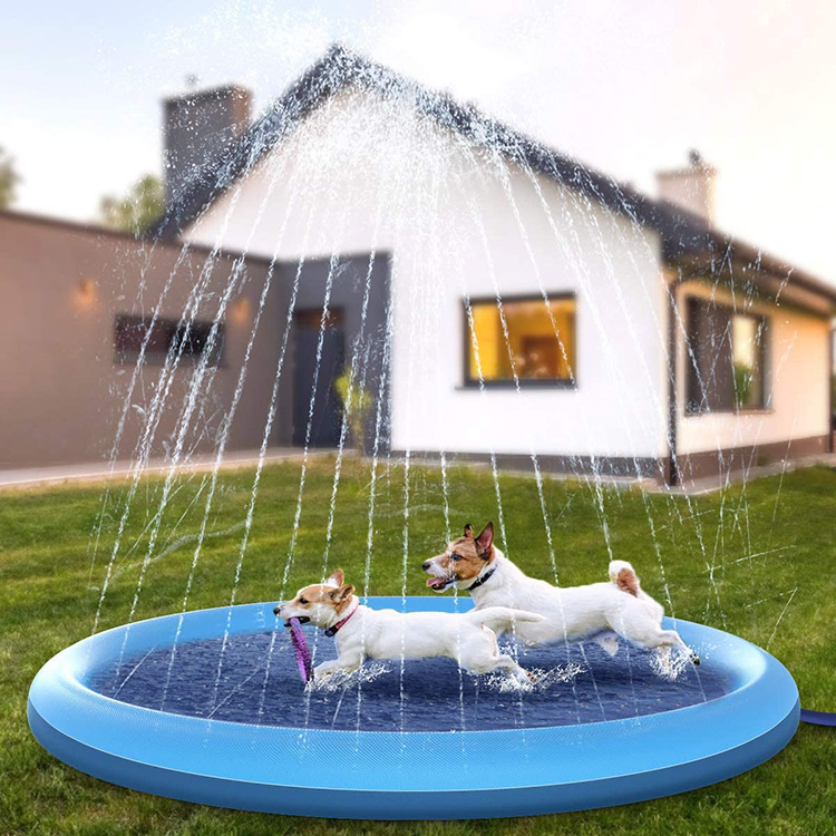 Thickened Pet Water Spray Mat Toy Outdoor Lawn Game Mat CJdropshipping